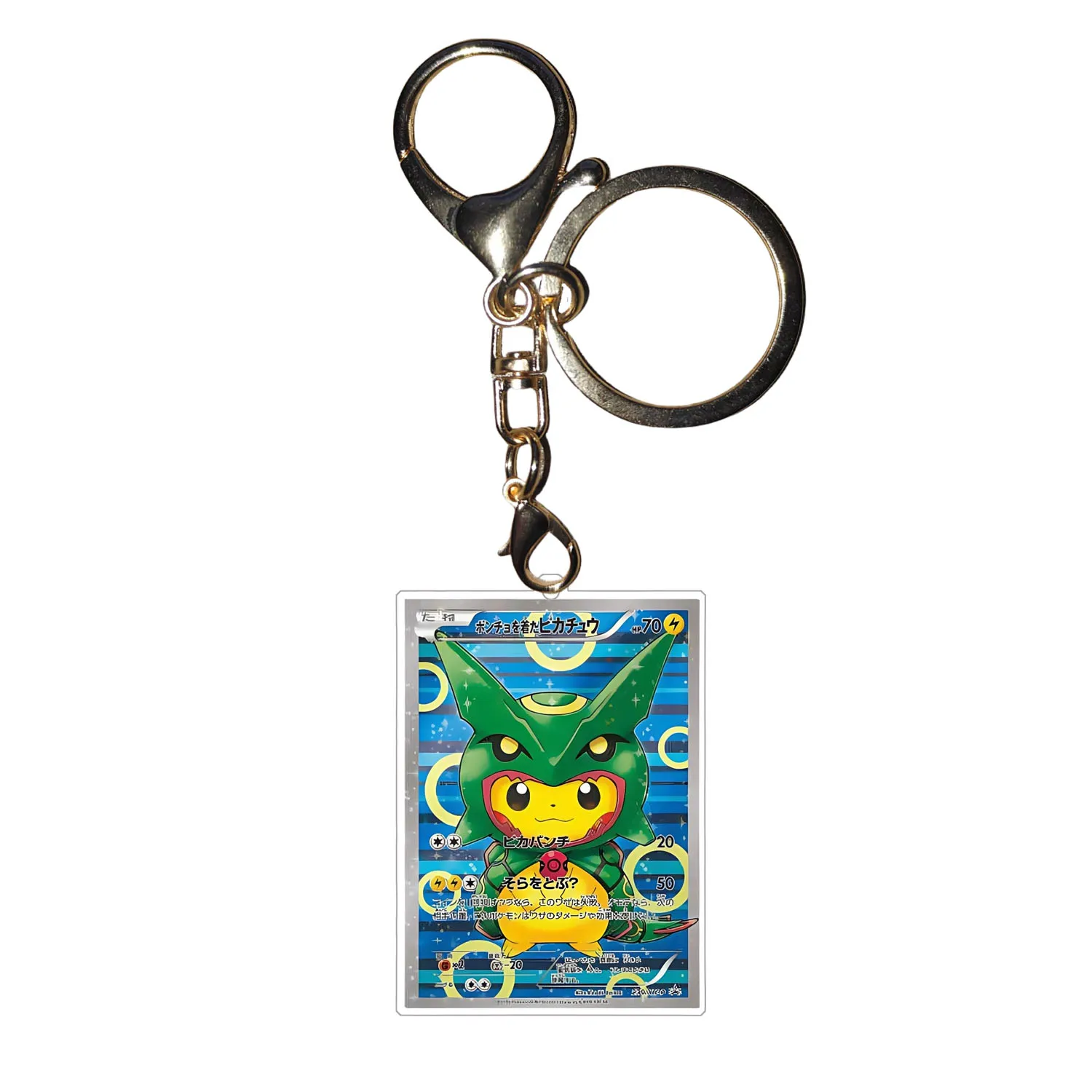 Llaveros de Pokémon Charizard Gyarados Ptcg, serie de travesti, figuras de juguete de acción acrílicas Diy, colgante de colección de juegos de Anime