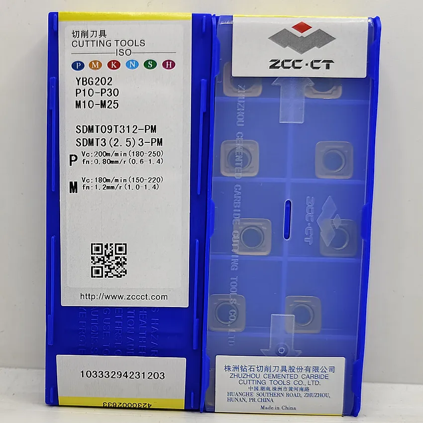 

SDMT09T312-PM YBG202 YBG205 YBM253 YBC302 YBG205H ZCC.CT SDMT09T312 SDMT32.53 CNC carbide inserts milling inserts 10pcs/box