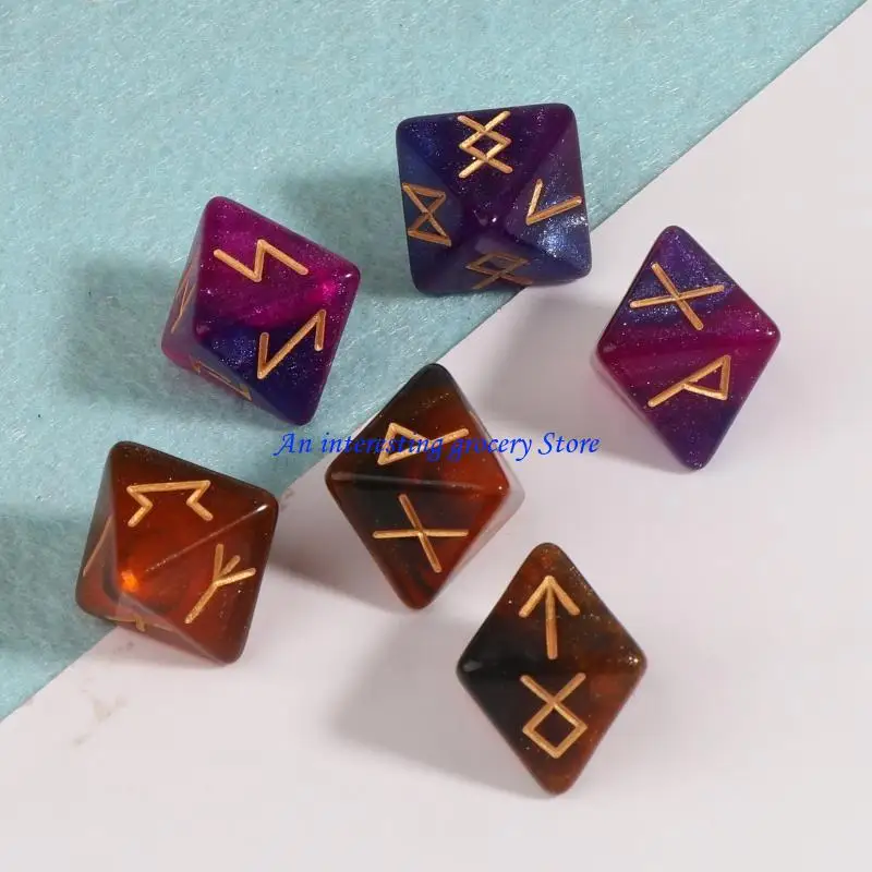 652d 3 pcs polyhedral acrylic 8-joy table game with for regh reclusio beautiful