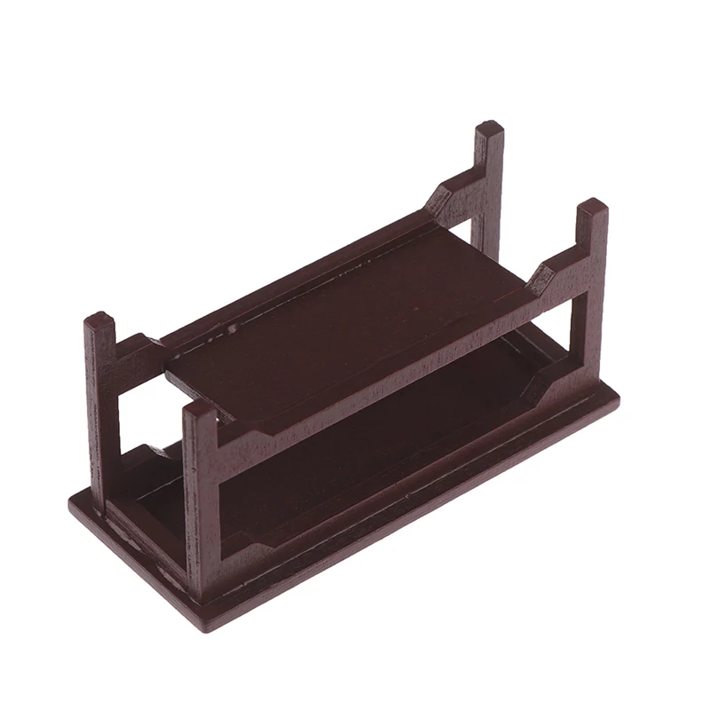 [فقط] 1/12 دمية مصغرة الرجعية طاولة القهوة الخشبية الأثاث اللعب الملحقات.