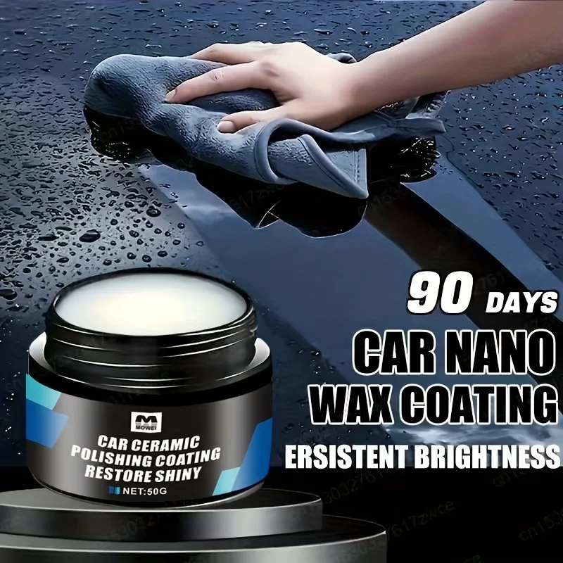 طلاء سيراميك نانو للسيارات - مقاوم للخدش، سهل الاستخدام، بدون بقايا، مناسب لجميع المركبات، إصلاح وتلميع الخدوش
