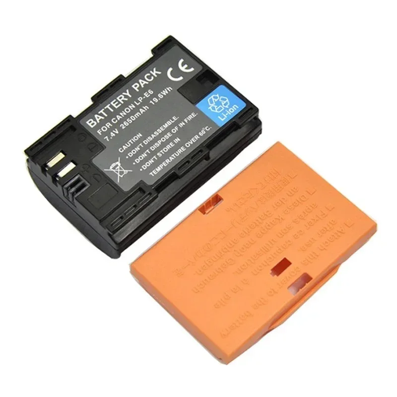 Digital Battery 2650mAh LP-E6 Camera Battery For Canon EOS 5D Mark II 2 III 3 6D 7D 60D 60Da 70D 80D 90D DSLR for EOS 5DS