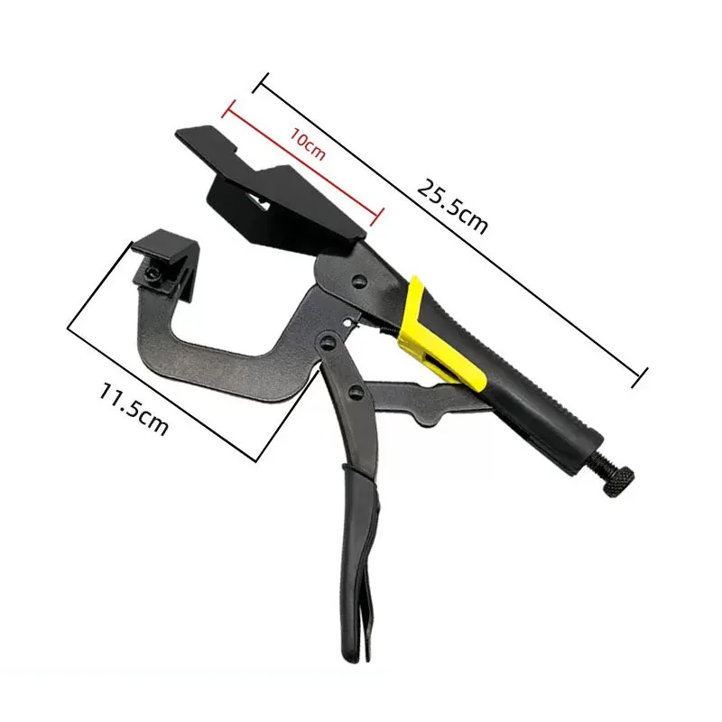 Quick‑Release T‑Cross 90° Woodworking Jig Anti‑Shift Right Angle Clamp For Cabinet Diagonal Hole Fixing Assembly