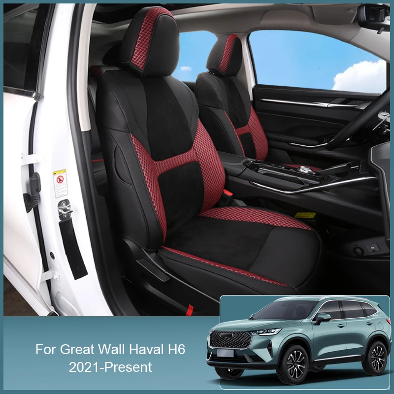 

Car Customized For Great Wall Haval H6 2021-2024 Car PU Leather Full Surrounding Seat Cushion Cover Protect Waterproof Accessory