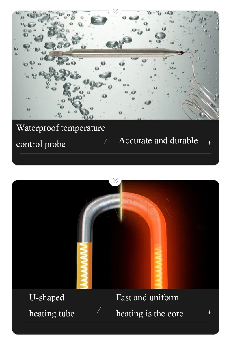 Máquina elétrica de fusão de chocolate Buruimu com display digital Forno de fusão de chocolate