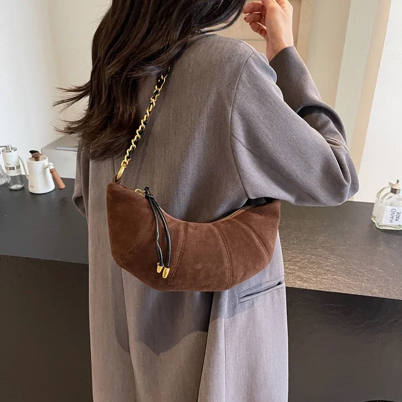 Bolso de hombro para mujer, bandolera cruzada para otoño e invierno, novedad de 2024