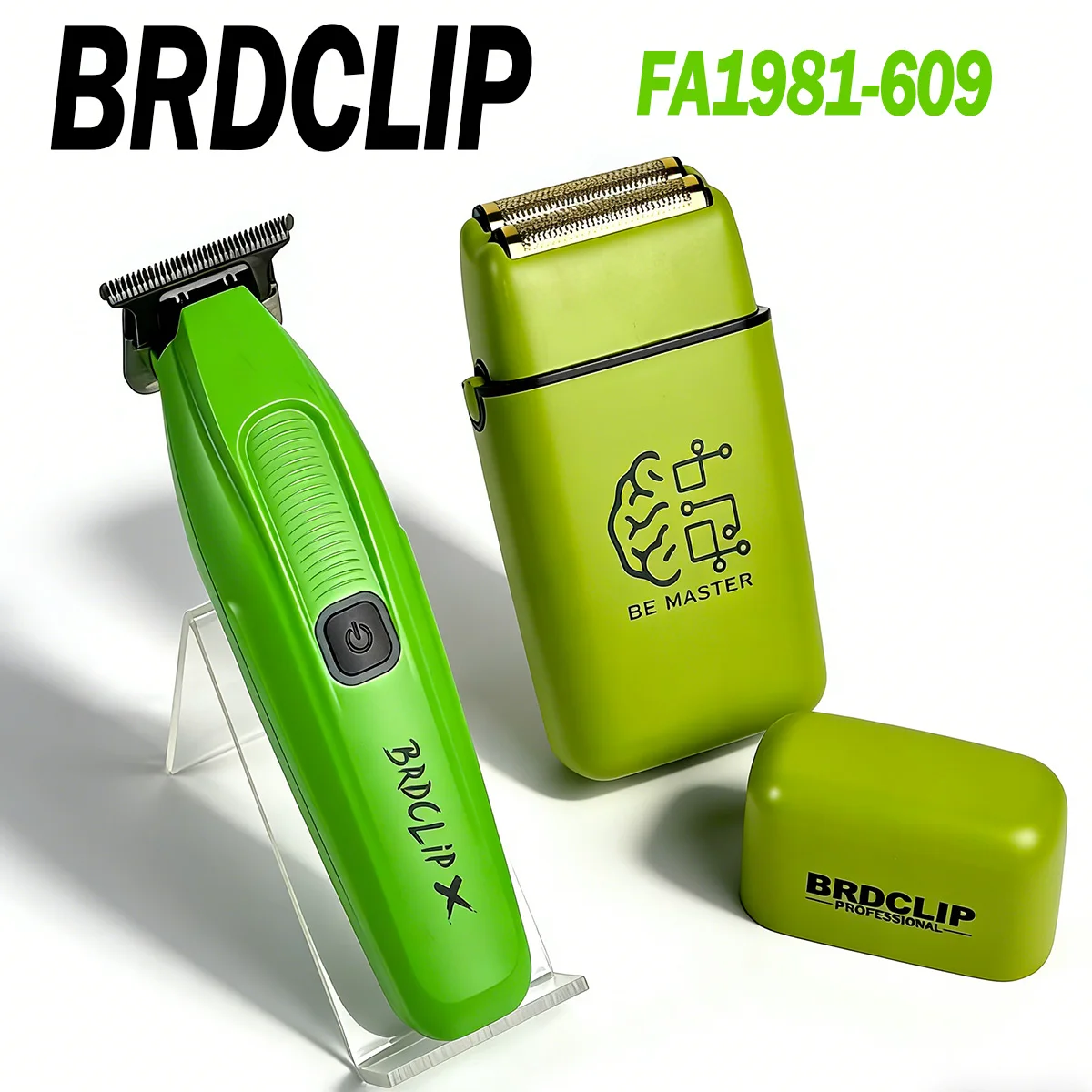 

BRDCLIP High Power Professional Barber Clipper 7500RPM FA1981 Shaver 609 Sculpting Salon Hair Trimmer DLC Blade Finish Machine