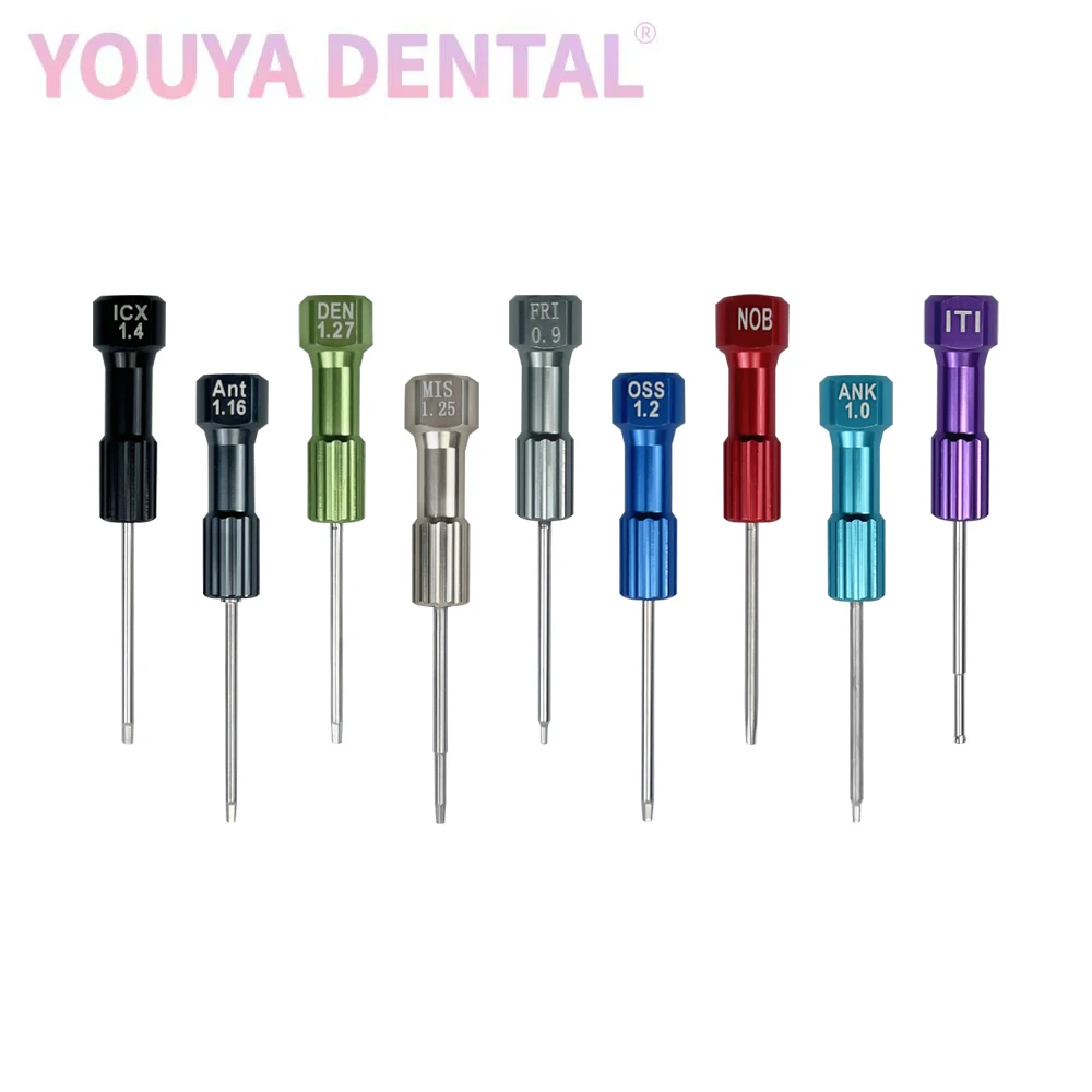 

1 Pcs Dental Implant Screwdriver Oral Denture Implant System Universal Technician Wrench Non-Slip Handle Dentist Instrument Tool