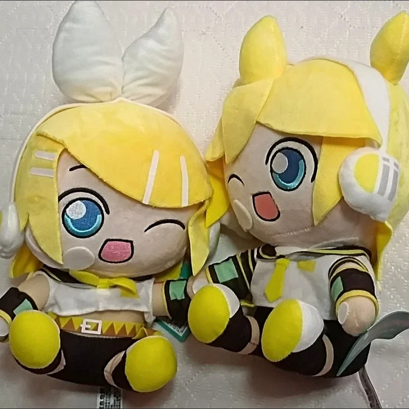 20cm Original Anime Hatsune Miku Plush Kwayi Toys Fufu Kagamine Len Kagamine Rin Megurine Luka Soft Filled Pillow Kid Gift Dolls