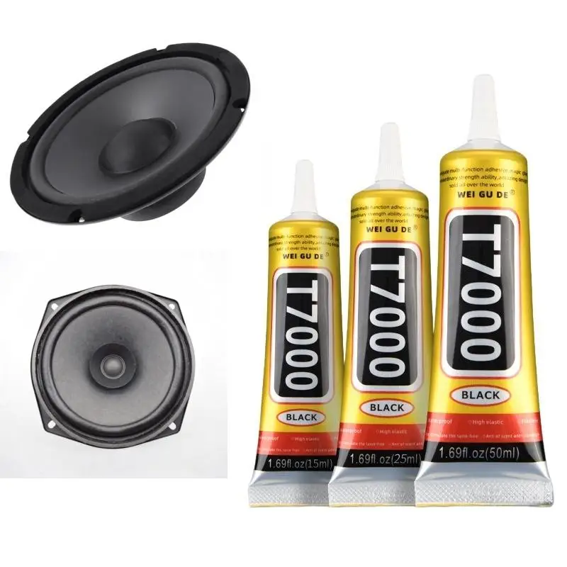 1/5Pcs T7000 Black Environmental Benzene-Free Strong Fast Dry Glue Handmade DIY Mobile Phone Screen Repair Special Adhesive