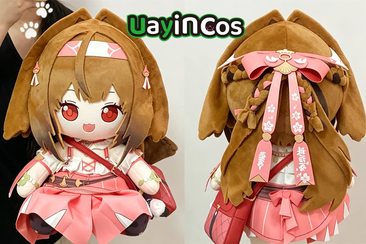 peluche-zenless-zone-zero-ye-shunguang-de-40-cm-poupee-en-peluche-vetements-oreiller-ornement-de-dessin-anime-figurine-d'anime-jouet-de-jeu-cadeaux-pour-enfants
