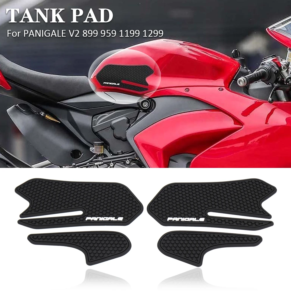 Motorcycle Accessories Non-slip Fuel Tank Pads Knee Pad Protection Stickers For DUCATI PANIGALE V2 899 959 1199 1299