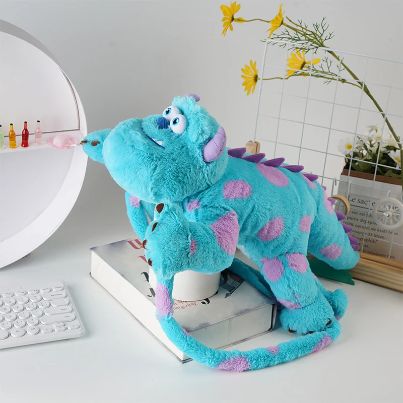 Potdemiel Disney Original Monster University Hairy Monster Sullivan Rucksack Geschenk für Freundin Geburtstag Cartoon Niedlicher Rucksack