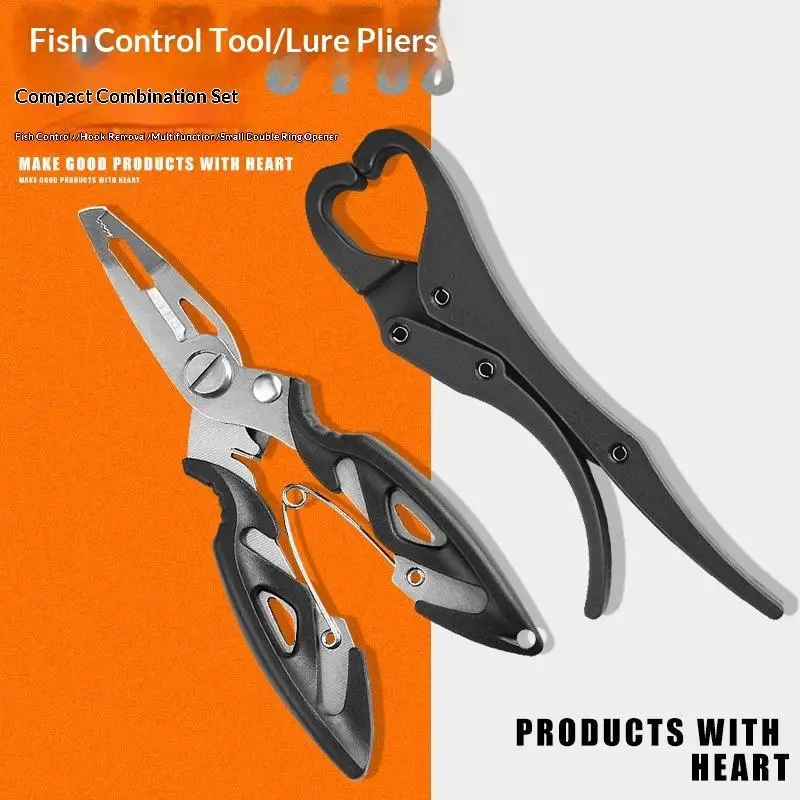 Multifunctional Portable Fishing Tool Set Mini Lure Pliers Fish Controller PP Stainless Steel Material Outdoor Angling Accessory view 3