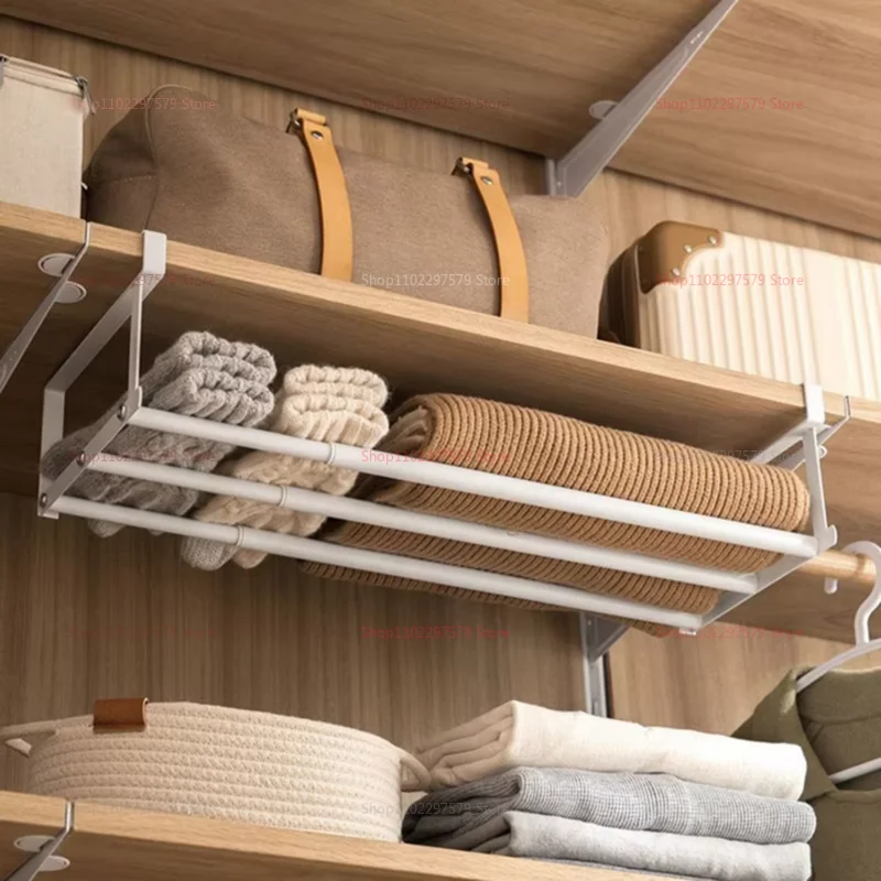 رف تخزين منزلي بدون ثقب شباشب قابلة للسحب رف تخزين رف المرحاض موفر للمساحة خزانة خذاء طبقة التقسيم