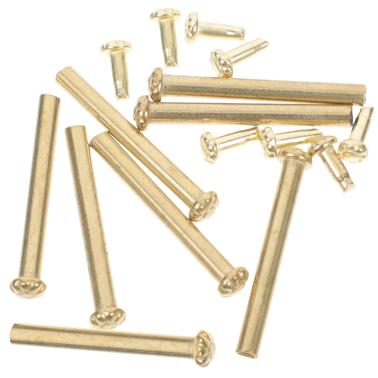 

8pcs Folding Fan Replacement Rivets Metal Fasteners Fan Nail Accessories Stainless Steel Shaft Hardware for Repair Customization