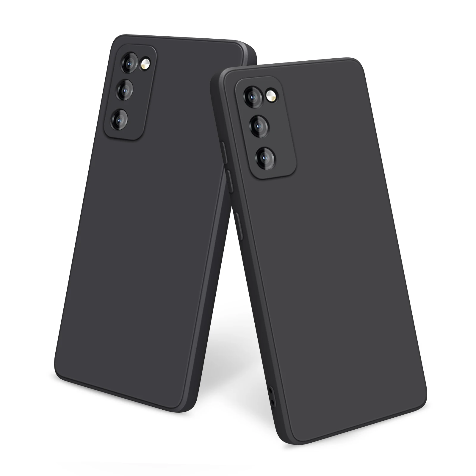 Quadratische Flüssigsilikonhülle für Samsung Galaxy S20 FE, schützende weiche Stoff-Telefonrückseite für Samsung Galaxy S20 FE Shell