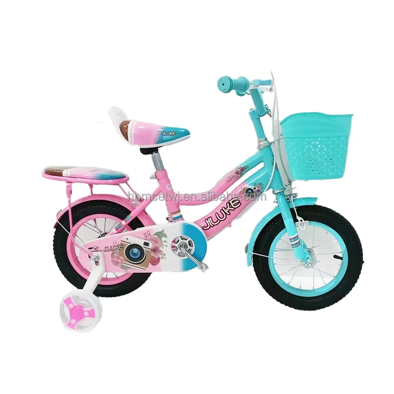 

Cycle for Kids 12''inch Bicycle Bike for Kids With Seat and Basket a Bicycle With Training Wheels for Children Aged 3 to 6