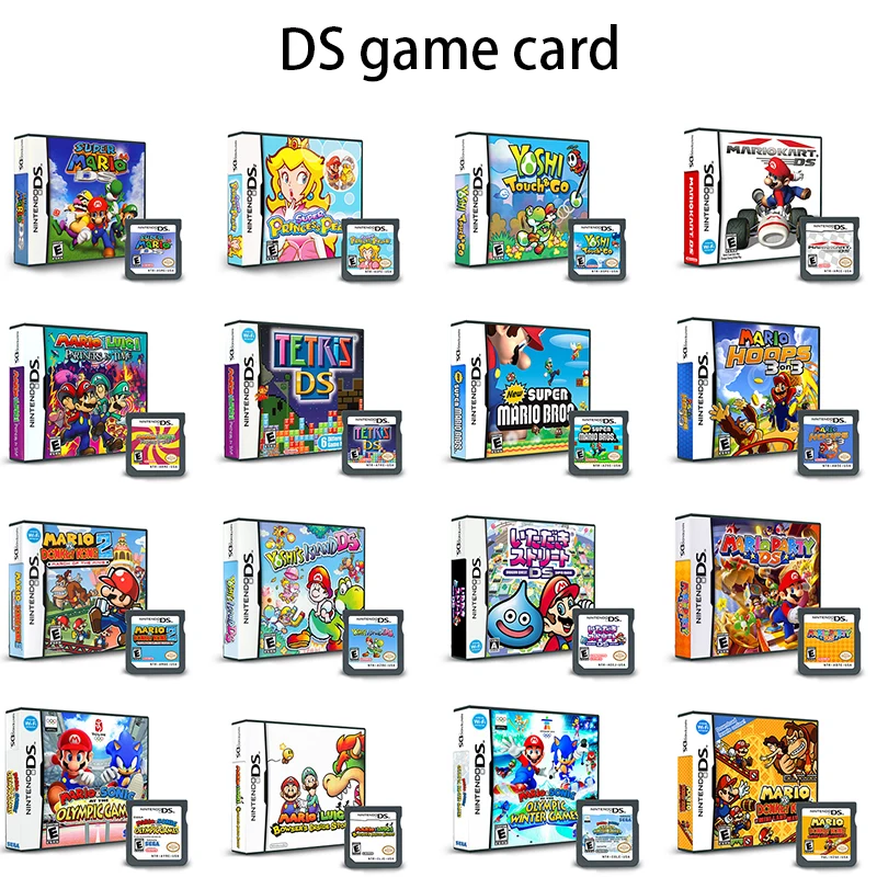 

2024 New Super Mario Bros DS Game Cartridge Card for NDS NDSI 3DS US Version in Stock FAST SHIPPING