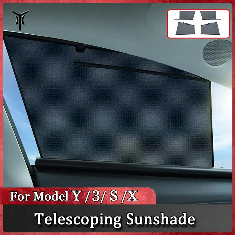 

For Tesla Model 3 Y X S Car Side Window Sun Visor Lifting Window Sunshade Visor Windshield Protection Aut Accessories