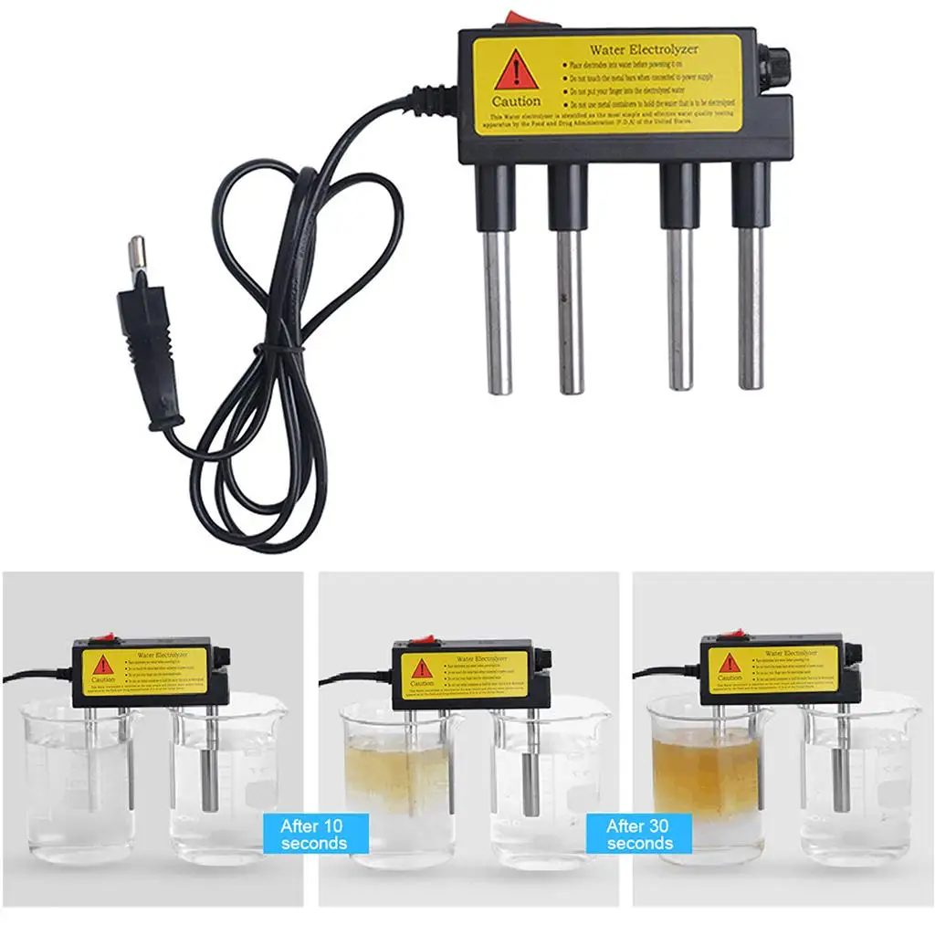 Water Electrolysis Test Tool Electrolyzer Electrolysis Water Tools for Aquariums