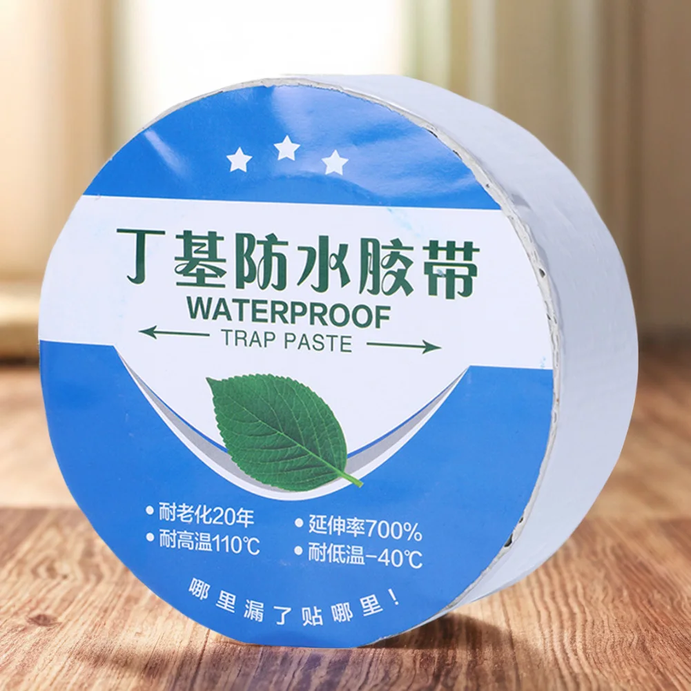 Aluminum Foil Butyl Tape Aluminum Foil Tape High Temperature  Butyl Tape Butyl Sealant Tape for Pipes Patch Holes