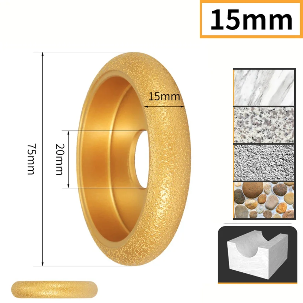 1 قطعة 10/15/20/25/30/35 مللي متر حافة رومانية حجر طحن عجلة زاوية طاحونة التشذيب الشطب تلميع أداة السلطة أداة الملحقات