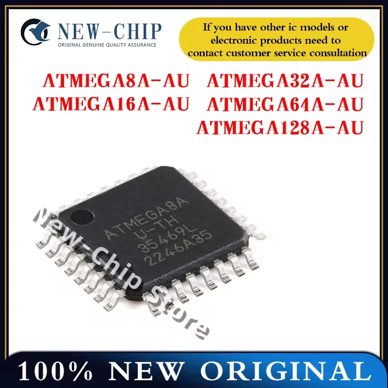

5 шт./лот ATMEGA8A-AU QFP-32 ATMEGA16A-AU ATMEGA32A-AU QFP-44 ATMEGA64A-AU ATMEGA128A-AU QFP-64 чипы микросхемы новые оригинальные