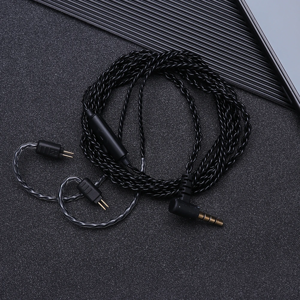 0.78 مللي متر 2 دبوس ترقية كابل سماعة الرأس واحد كريستال النحاس مع هيئة التصنيع العسكري سماعة الصوت كابل ل Weston 1964 UE3X UE18 W4R سماعة