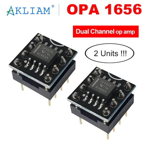 AkLIAM 2 Units Original TI OPA1612 OPA1652 OPA1656 OPA1611 Classic Op Amp Upgrade for DAC Headphone Operational Amplifier