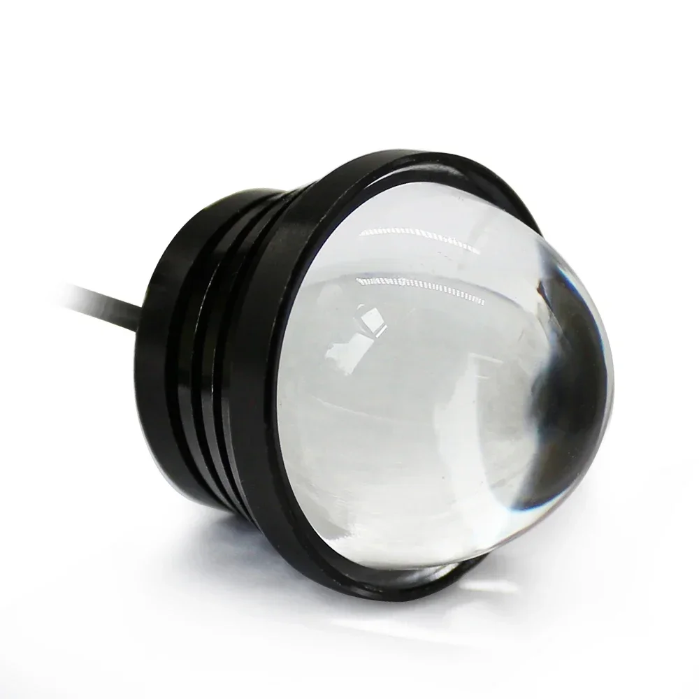 2PCS CAR Led Light Fog Lamp Daytime Running Lights Drl External Fish Led Eagle Eye Automobile Strobe Flash Lamp With Bracket