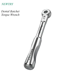 Dental Ratchet Torque Wrench Square Head Torque Wrench Screwdriver Torque Wrench Implant Stainless Steel Tools