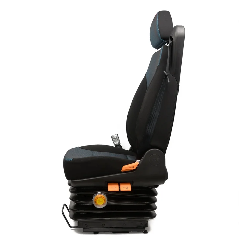 High Quality Adjustable Leather Fabric Sport Truck Seat Modified With Three Point Safety Belt Electric Buckle Sensor