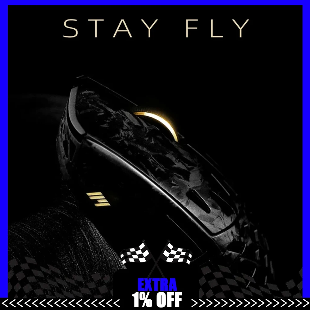 IPI FLY Carbon Fiber Wireless Mouse PAW3950 3 Mode Bluetooth Dual 8k Carbon Hollowed Out Gaming Esports Lightweight Mouse Gift