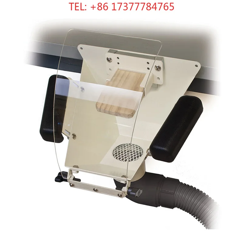 Original Foredom Fishmouth Dust Collector with Shield Arm Rests GRS Mount Bench Pin for Jewelry Making Engraving Tool