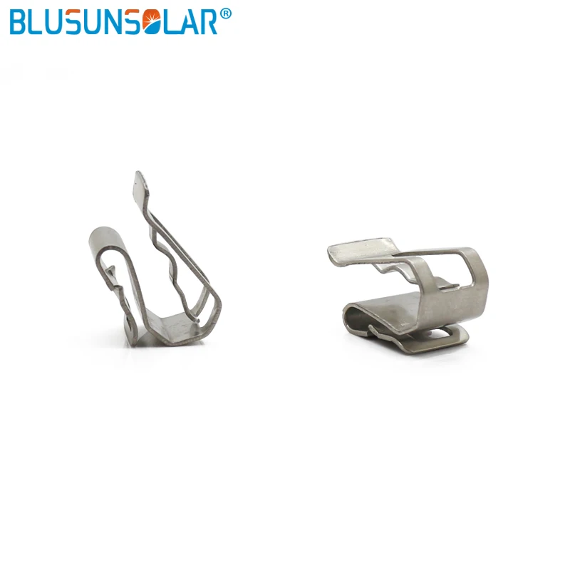 10/50/100 PCS/Lot Hot Sale Solar Stainless Steel PV Cable Clip/Clamp For Two 4mm2/6mm2 Cables Wire Installation Free Shipping