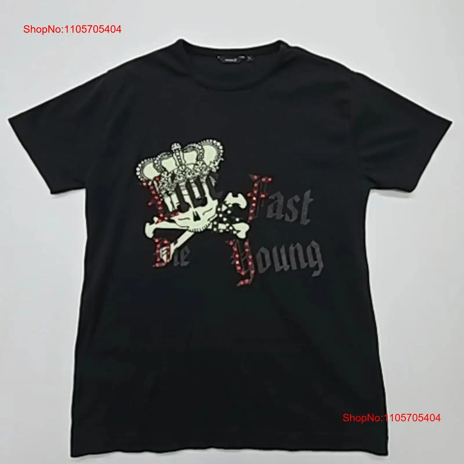 RO 512 Mens Black Music T Shirt Size L Regular Crew Neck long or short sleeves vintage Washed homme fashion Stylish Casual