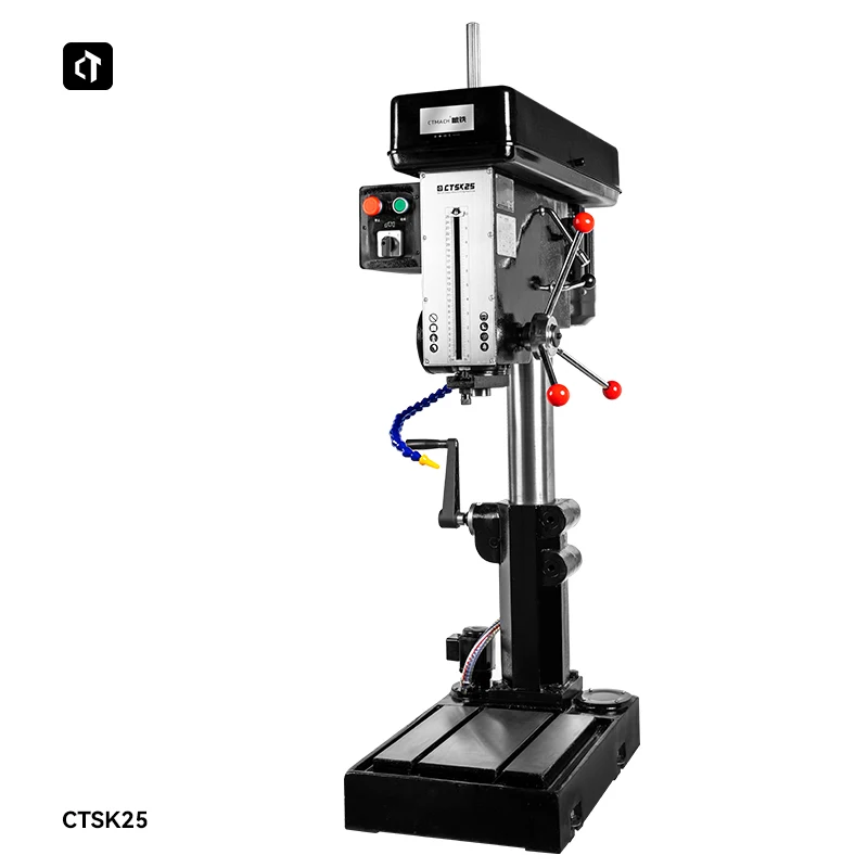 CTMACH CTSK25 1100W Bench Drill Press Vertical Deep Hole Processing Machine 250mm Large Travel