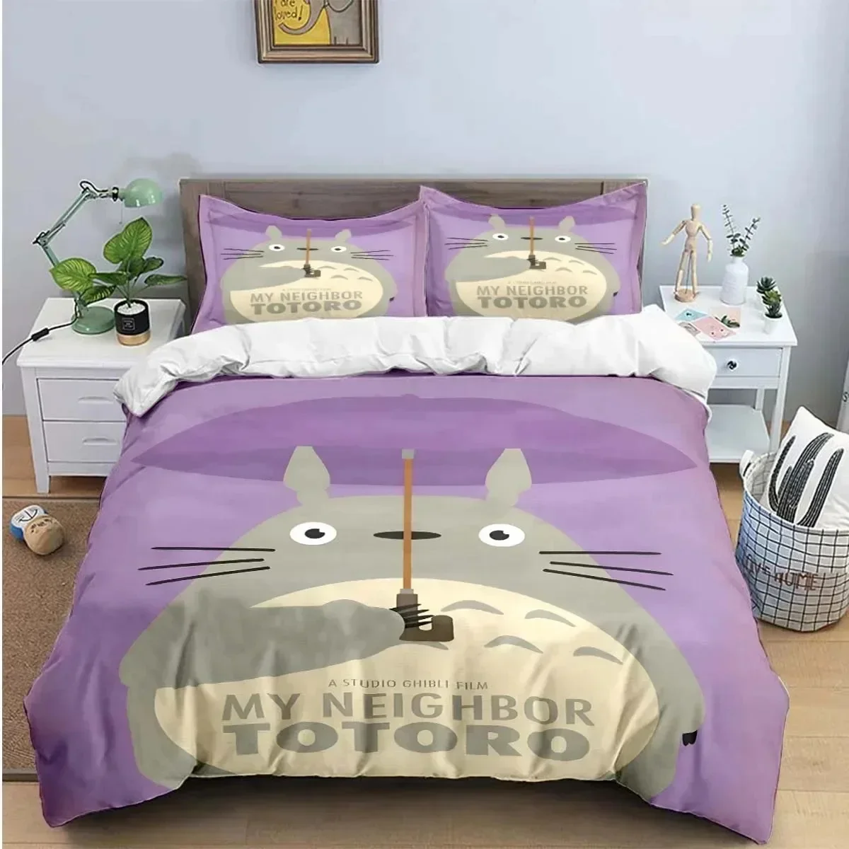 Chinese C-Chinchillas Cat Fashion Anime Digital Printing Bedding Set Duvet Cover Comforter Bed Youth Kids Girl Boys Gift
