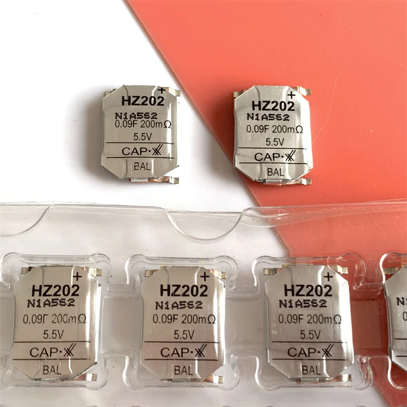 1PCS HZ202 0.09F 200m Euro 5.5V HZ202F imported Farad capacitor genuine,