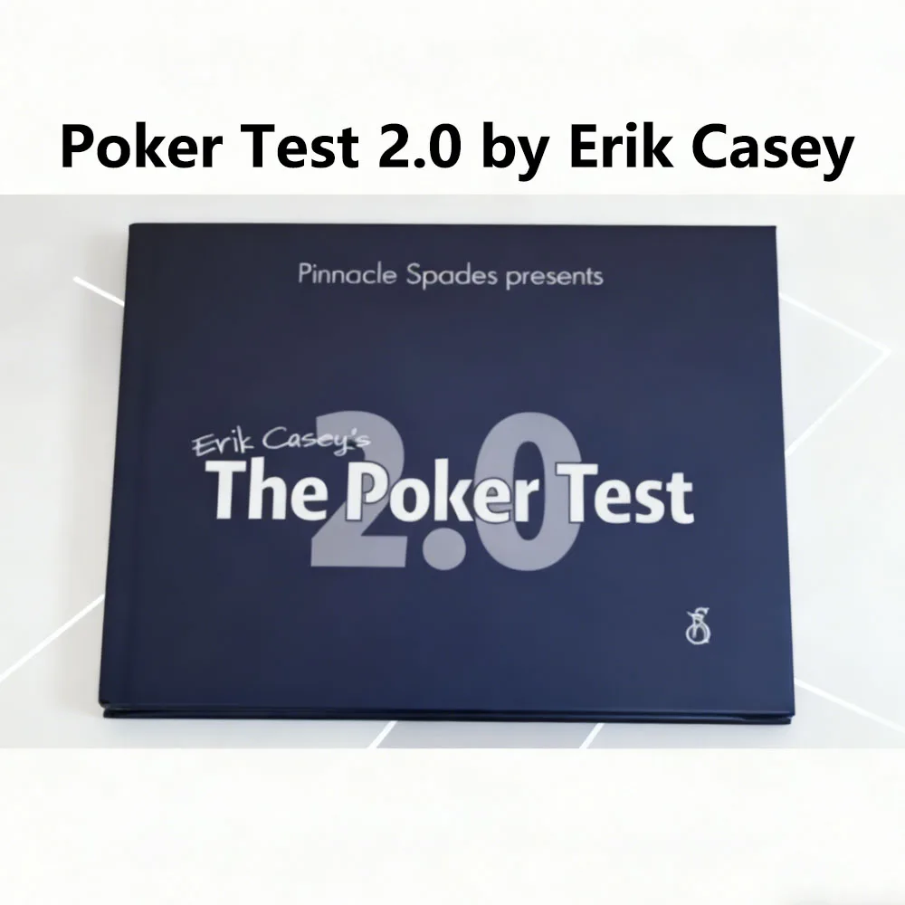 Magic Poker Test 2.0 by Erik Casey Magic Trick Card Magia Close up Magicians Prop Accessory Illusion Gimmick