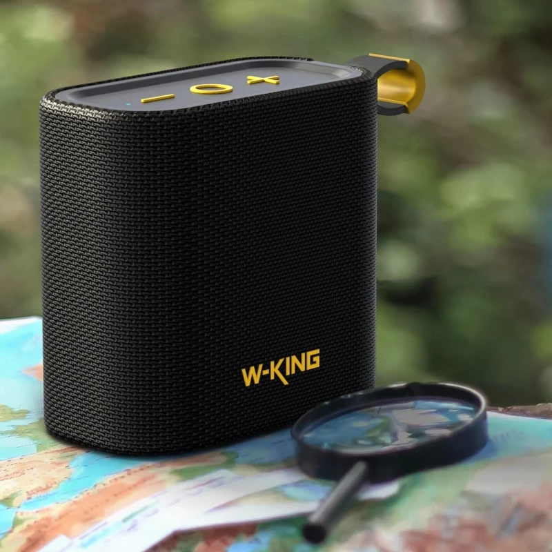 W-KING Outdoor Portable Cycling Wireless BT Bicycle Speaker Bass Waterproof Anti-fall Dust-proof Sports Mini Speaker FM Radio