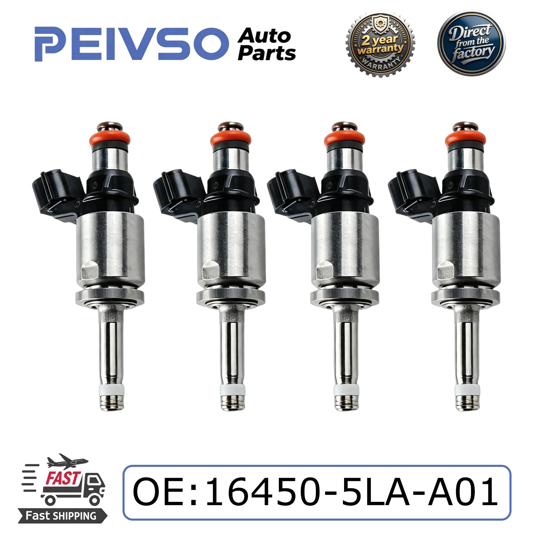 16450-5LA-A01 4pcs Fuel Injectors For Honda Accord 2013-2016 CR-V 2015-2016 2.4L l4 Acura ILX TLX 2015-2017