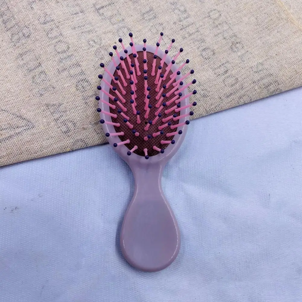 Mini peine con cojín de aire para desenredar, cepillo portátil para el cabello, desenredar, antiestático, salón, SPA, peluquería, estilismo, peine de masaje