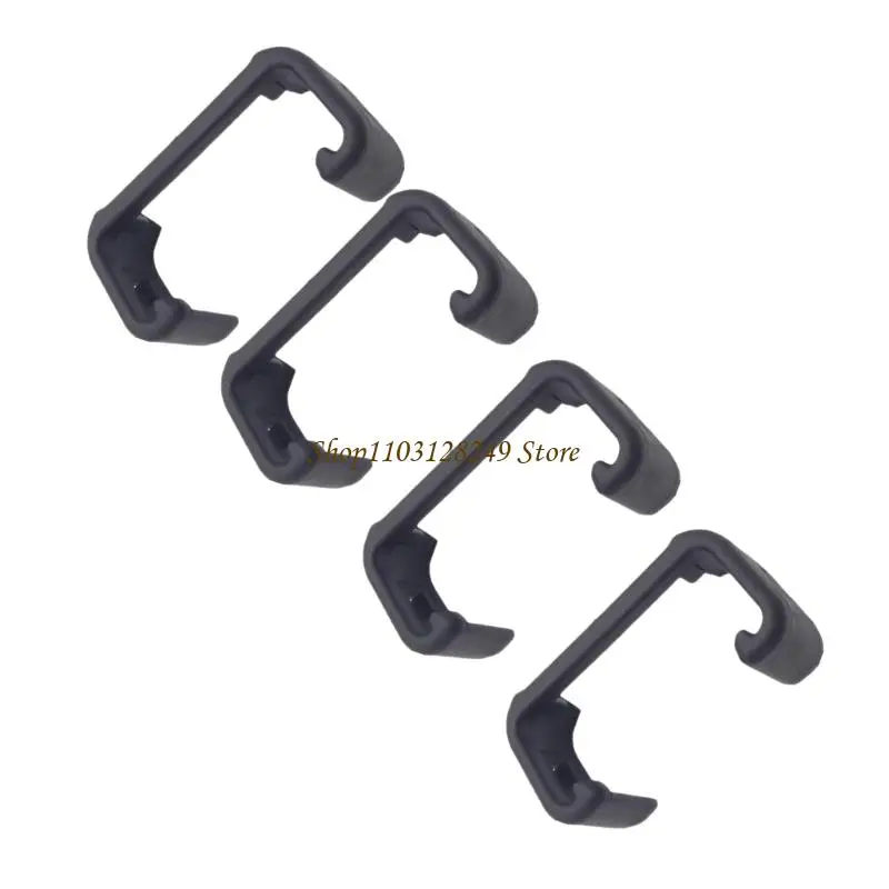 N5KD Set of 4 Heavy Duty Plastic Track Covers Easy Installation Universal Guide Clips set Suitable for Sharan