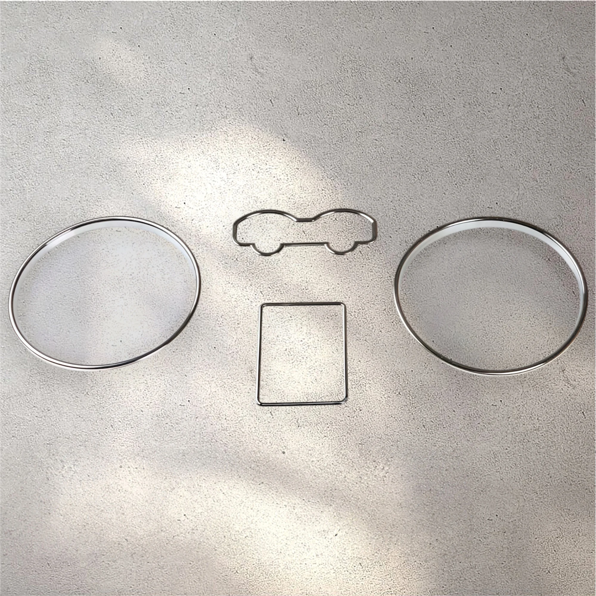 

Хромированное кольцо диска датчика спидометра для VW Golf MK4 (98-05)/VW Eurovan T4 (модели с длинным носом 97-03)/Passat B5 (97-01)