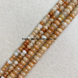Natural Stone Smooth Rondelle Red Aventurine 7