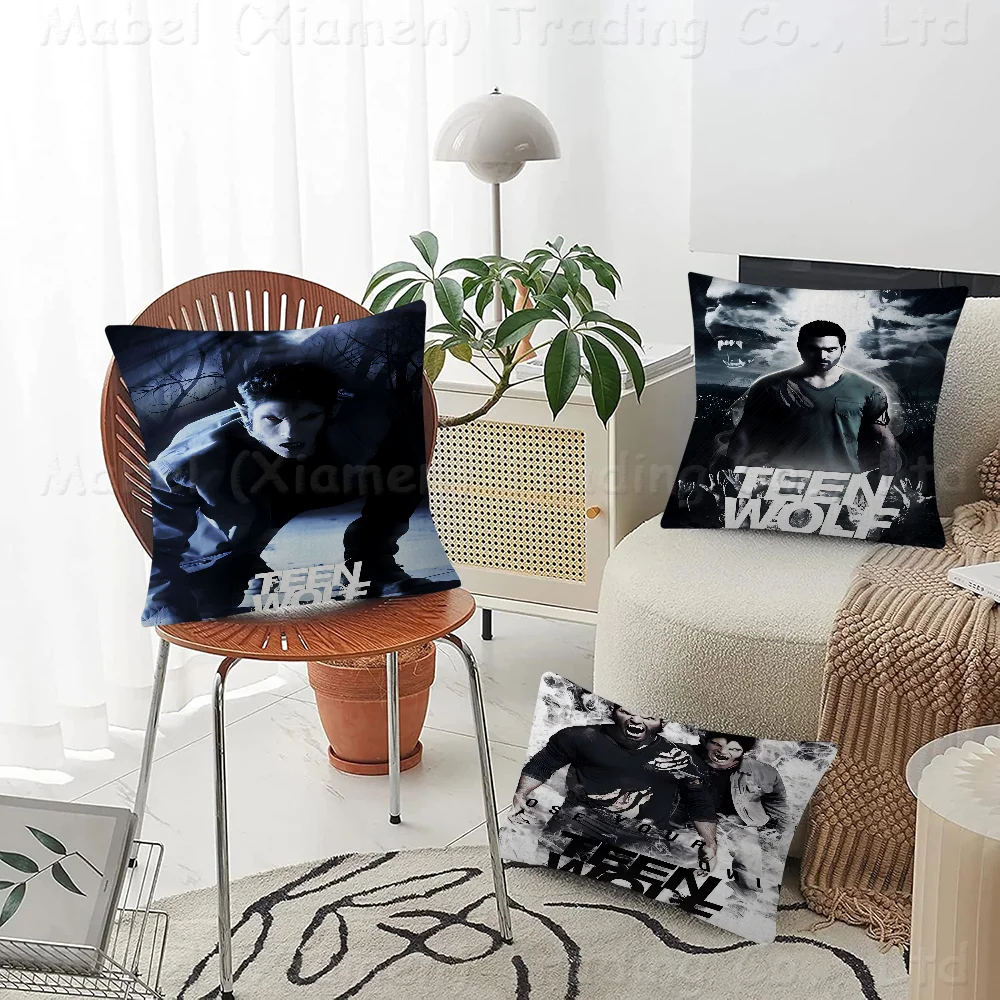 

Movie Teen Wolf Pillow Gift Home Office Decoration Bedroom Sofa Car Cushion Cover Case 45x45