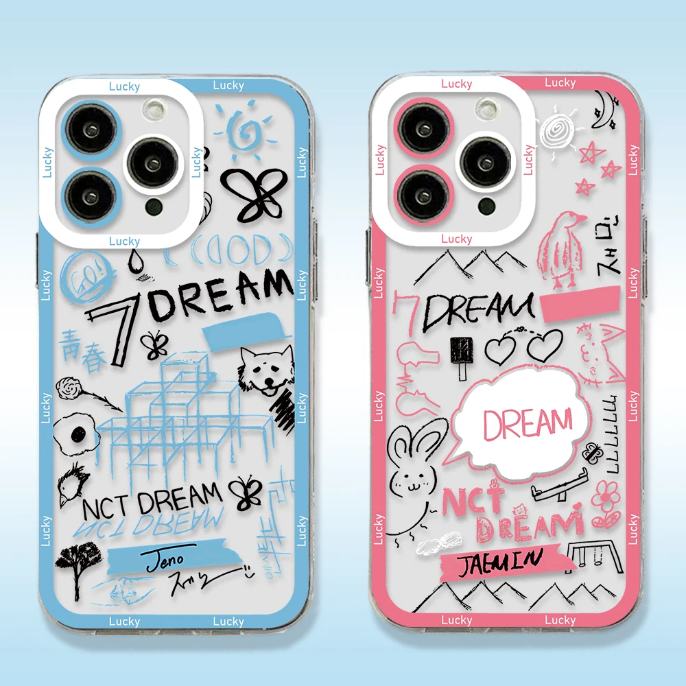 Kpop N-NCT D-Dream Phone Case For Samsung S24 S23 S22 S21 S20 S10 FE Note20 Note10 Plus Ultra Lite 5G Clear Soft TPU Cover