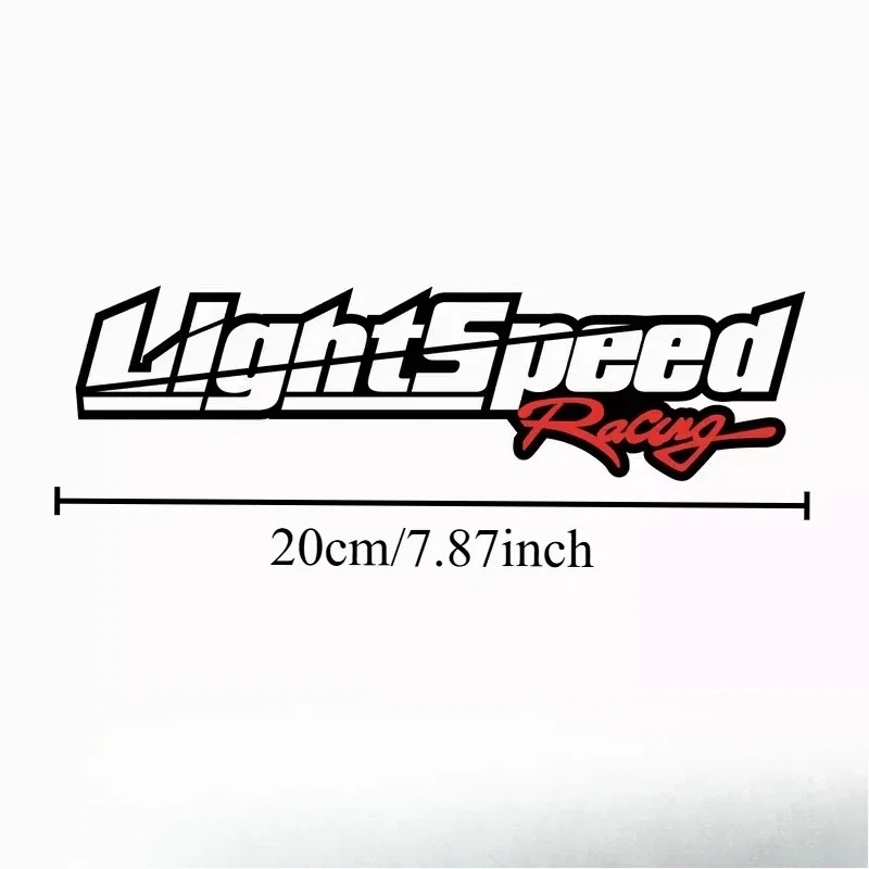 Racing Speed Text Sticker Waterproof Vinyl Decal Black White Red for Car Motorcycle Auto Styling Decor